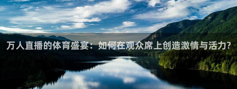 万人直播的体育盛宴：如何在观众席上创造激情与活力?